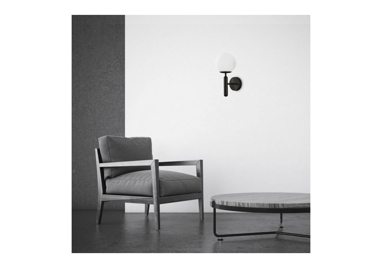 Applique murale globe en verre "Elsa" - E14 - LD1004-N - Barcelona LED