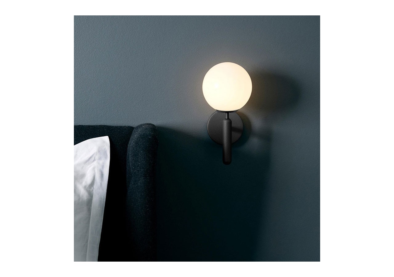 Applique murale globe en verre "Elsa" - E14 - LD1004-N - Barcelona LED