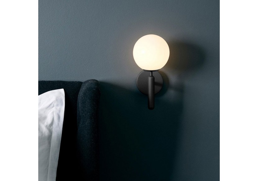 Applique murale globe en verre "Elsa" - E14 - LD1004-N - Barcelona LED Applique murale globe en verre "Elsa" - E14 - LD1004-N - Barcelona LED