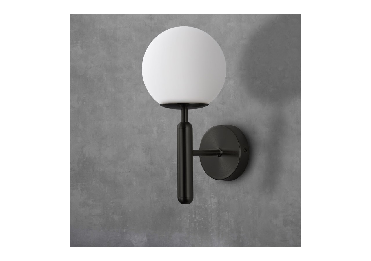 Applique murale globe en verre "Elsa" - E14 - LD1004-N - Barcelona LED