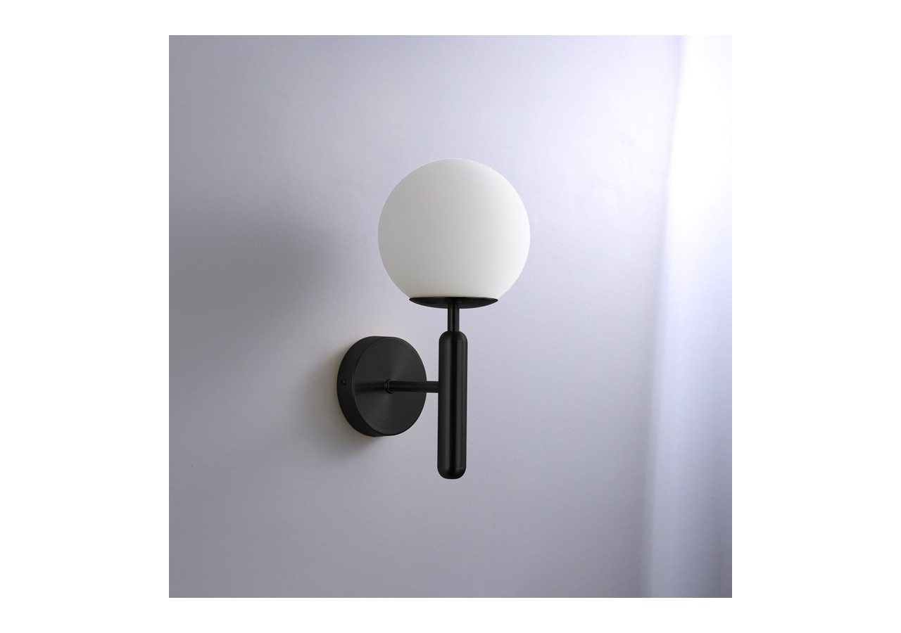 Applique murale globe en verre "Elsa" - E14 - LD1004-N - Barcelona LED