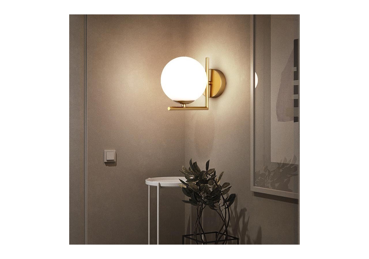 Applique murale globe en verre "Margaret" - LD1001-D - Barcelona LED