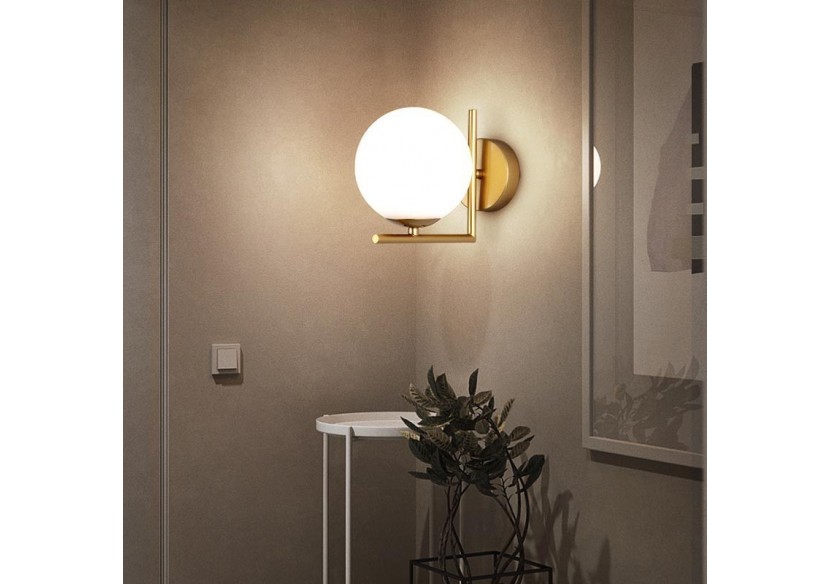 Applique murale globe en verre "Margaret" - LD1001-D - Barcelona LED Applique murale globe en verre "Margaret" - LD1001-D - Barcelona LED