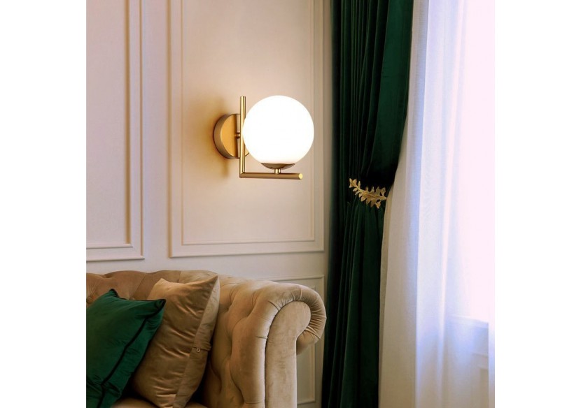 Applique murale globe en verre "Margaret" - LD1001-D - Barcelona LED Applique murale globe en verre "Margaret" - LD1001-D - Barcelona LED
