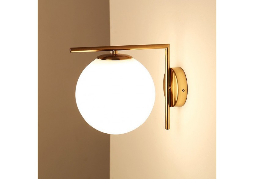 Applique murale globe en verre "Margaret" - LD1001-D - Barcelona LED Applique murale globe en verre "Margaret" - LD1001-D - Barcelona LED