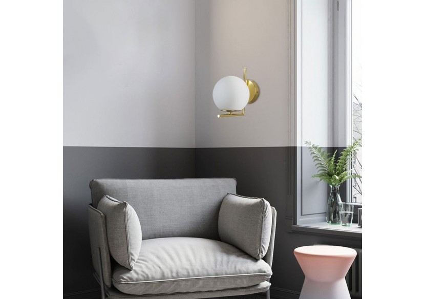 Applique murale globe en verre "Margaret" - LD1001-D - Barcelona LED Applique murale globe en verre "Margaret" - LD1001-D - Barcelona LED