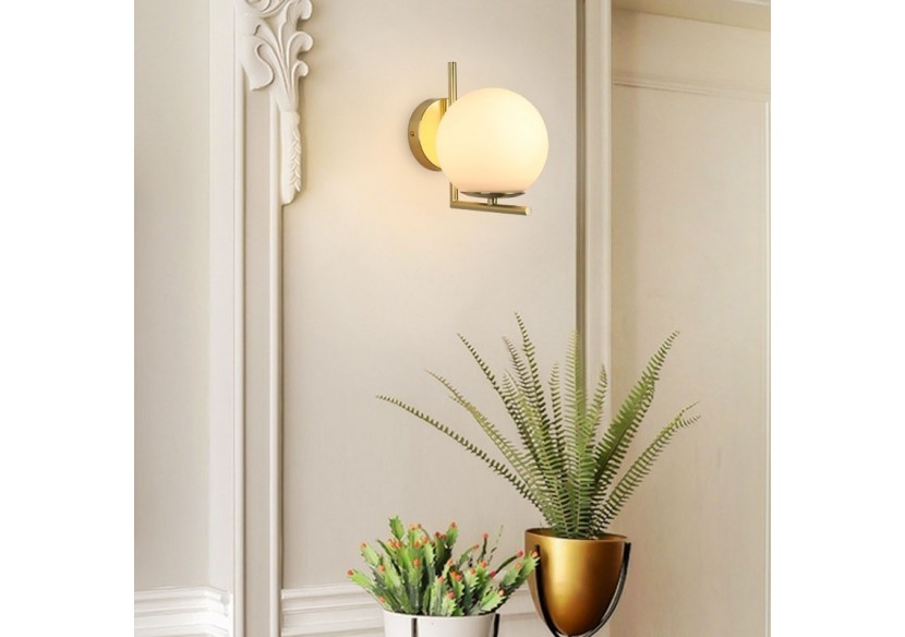 Applique murale globe en verre "Margaret" - LD1001-D - Barcelona LED Applique murale globe en verre "Margaret" - LD1001-D - Barcelona LED