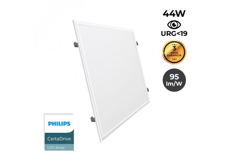 Panneau LED 60x60 avec kit encastrable 44W UGR19 Driver Philips - B4295-UGR19-BN - Barcelona LED