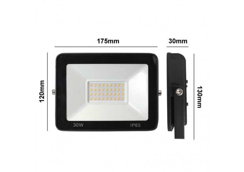 Projecteur extérieur LED 30W 2806LM IP65 - B1882-2-BC - Barcelona LED Projecteur extérieur LED 30W 2806LM IP65 - B1882-2-BC - Barcelona LED