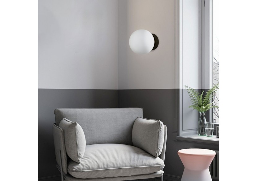Applique murale globe en verre "Rober" - LD1003-N - Barcelona LED Applique murale globe en verre "Rober" - LD1003-N - Barcelona LED
