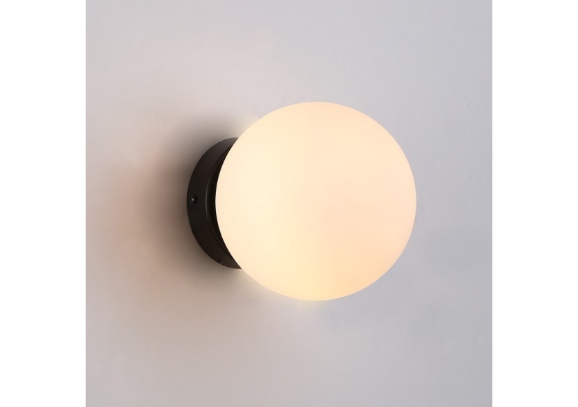 Applique murale globe en verre "Rober" - LD1003-N - Barcelona LED Applique murale globe en verre "Rober" - LD1003-N - Barcelona LED