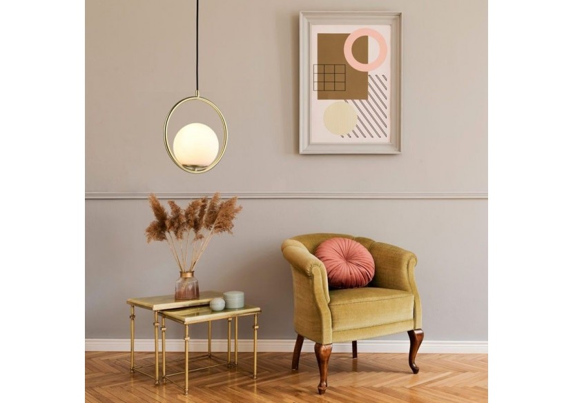 Suspension globe en verre "KATE" - E27 - LD1002-D - Barcelona LED Suspension globe en verre "KATE" - E27 - LD1002-D - Barcelona LED