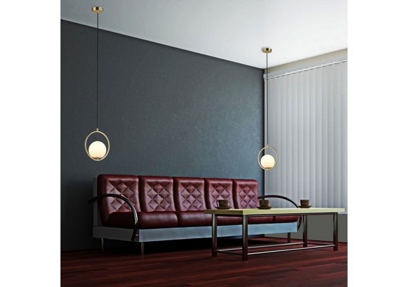 Suspension globe en verre "KATE" - E27 - LD1002-D - Barcelona LED Suspension globe en verre "KATE" - E27 - LD1002-D - Barcelona LED