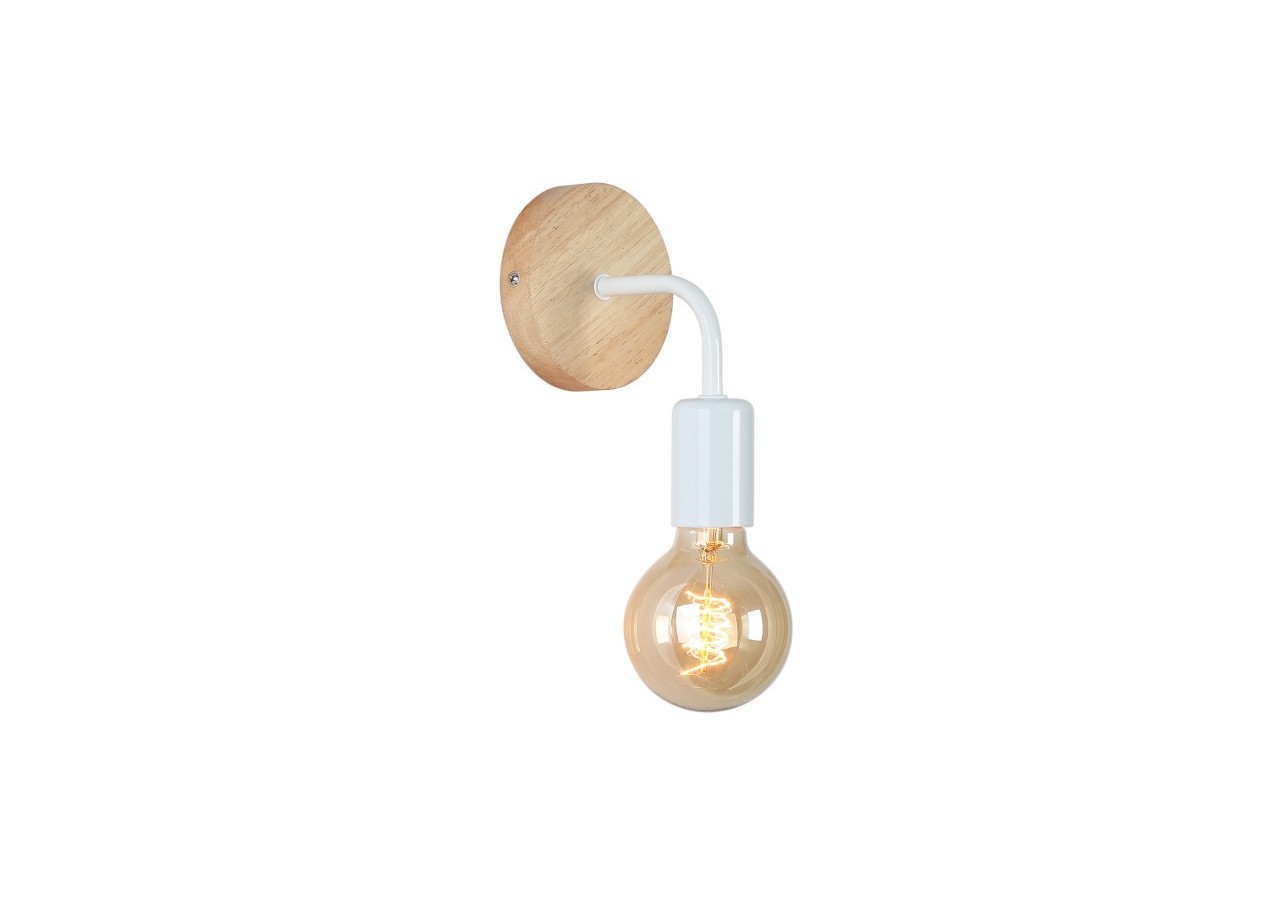 Applique murale en bois et en métal "Morgan" - lm134-b - Barcelona LED