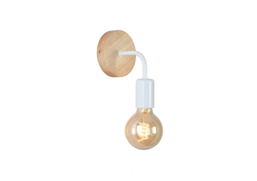 Applique murale en bois et en métal "Morgan" - lm134-b - Barcelona LED Applique murale en bois et en métal "Morgan" - lm134-b - Barcelona LED