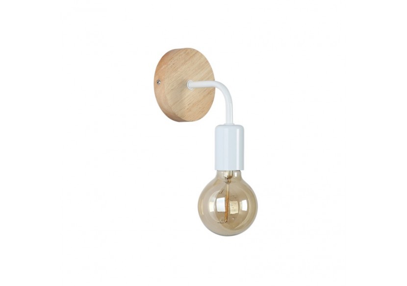 Applique murale en bois et en métal "Morgan" - lm134-b - Barcelona LED Applique murale en bois et en métal "Morgan" - lm134-b - Barcelona LED