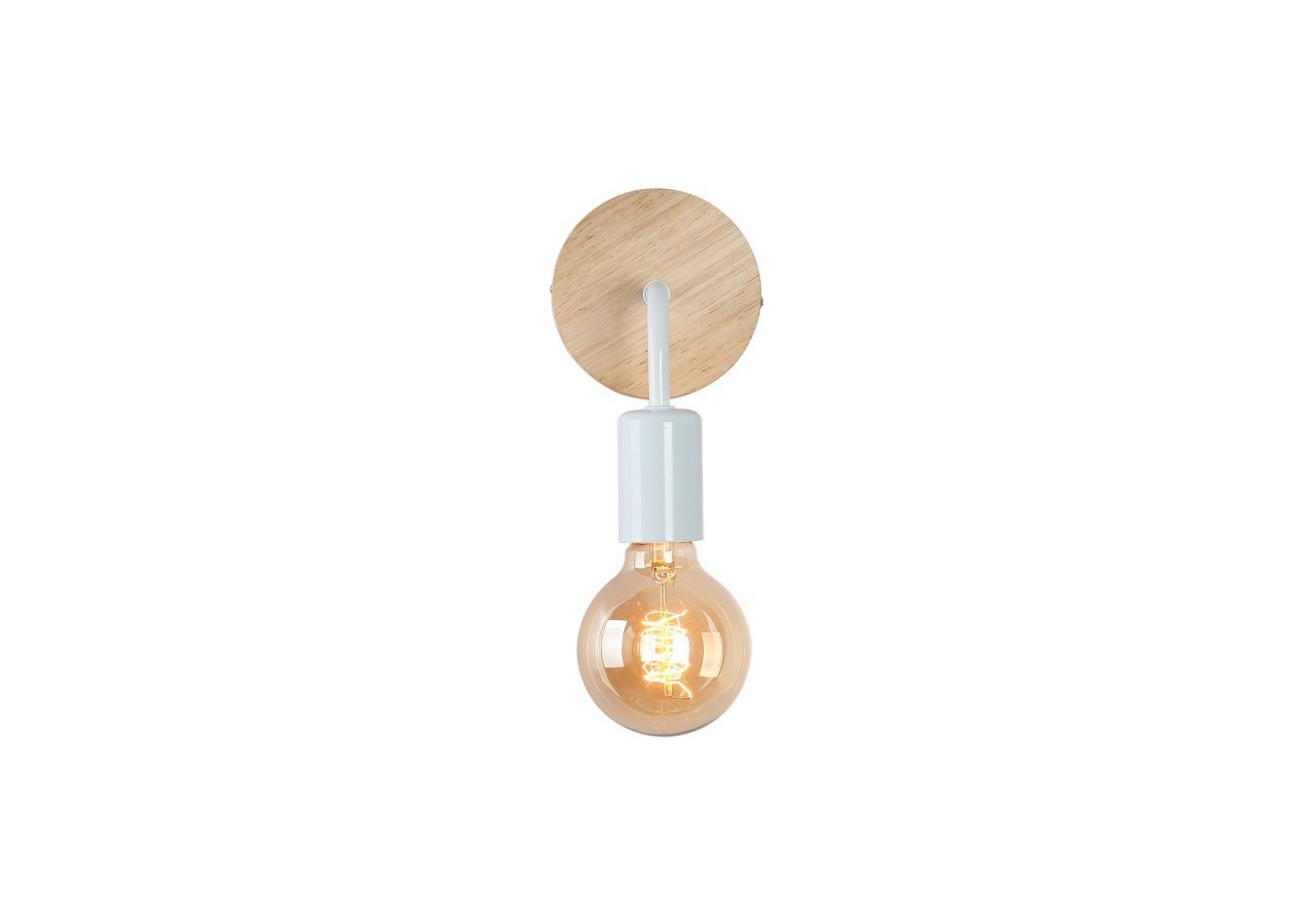 Applique murale en bois et en métal "Morgan" - lm134-b - Barcelona LED