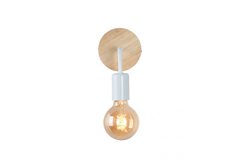 Applique murale en bois et en métal "Morgan" - lm134-b - Barcelona LED Applique murale en bois et en métal "Morgan" - lm134-b - Barcelona LED