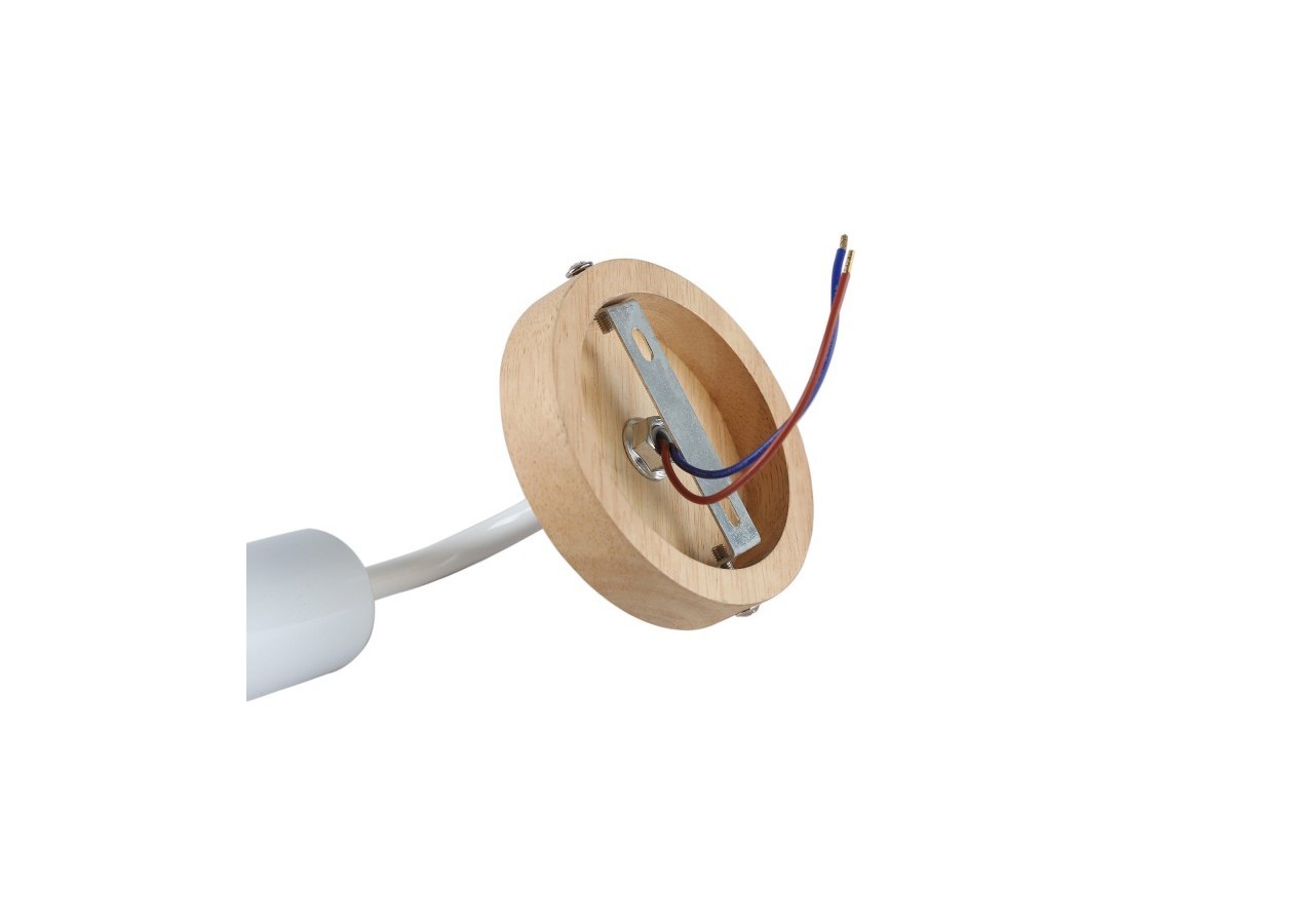 Applique murale en bois et en métal "Morgan" - lm134-b - Barcelona LED