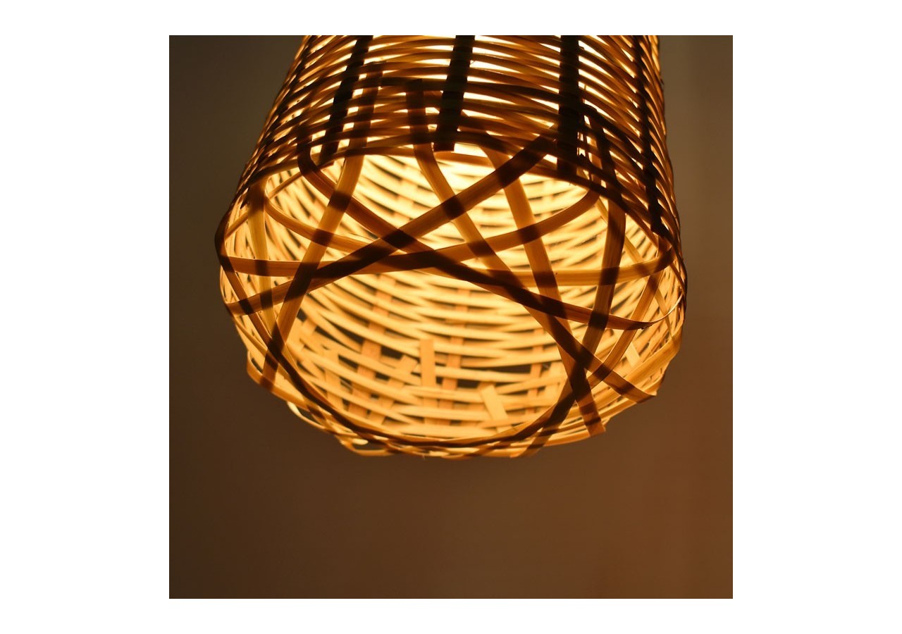 Suspension en osier "Boa" - K174-N - Barcelona LED