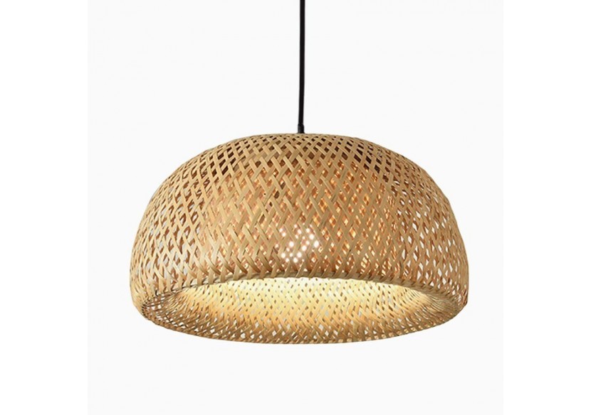 Suspension en osier "Hanna" - K178-N - Barcelona LED Suspension en osier "Hanna" - K178-N - Barcelona LED