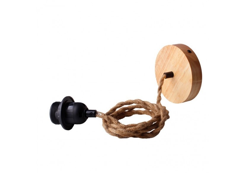 Suspension en osier "Hanna" - K178-CU - Barcelona LED Suspension en osier "Hanna" - K178-CU - Barcelona LED