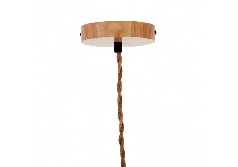 Suspension en osier "Hanna" - K178-CU - Barcelona LED Suspension en osier "Hanna" - K178-CU - Barcelona LED