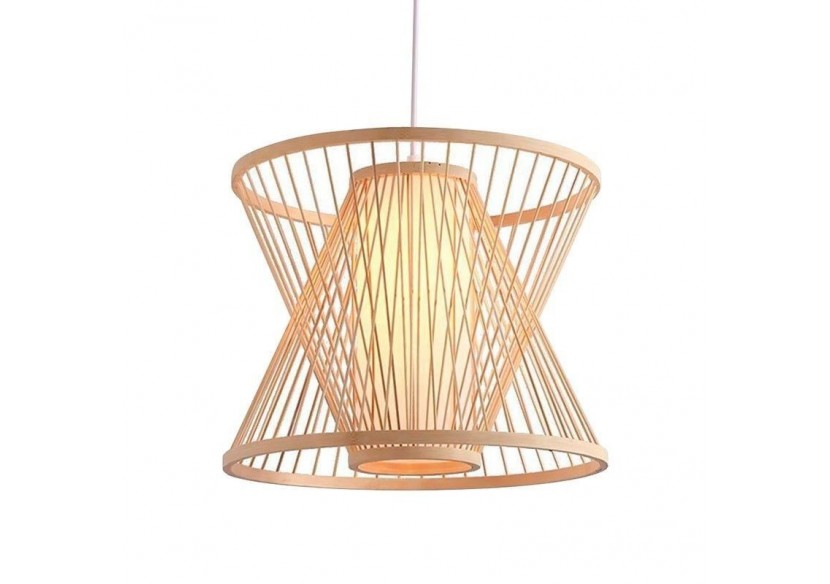 Suspension en bambou "Rise" - K177-B - Barcelona LED Suspension en bambou "Rise" - K177-B - Barcelona LED