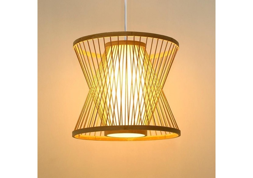 Suspension en bambou "Rise" - K177-B - Barcelona LED Suspension en bambou "Rise" - K177-B - Barcelona LED