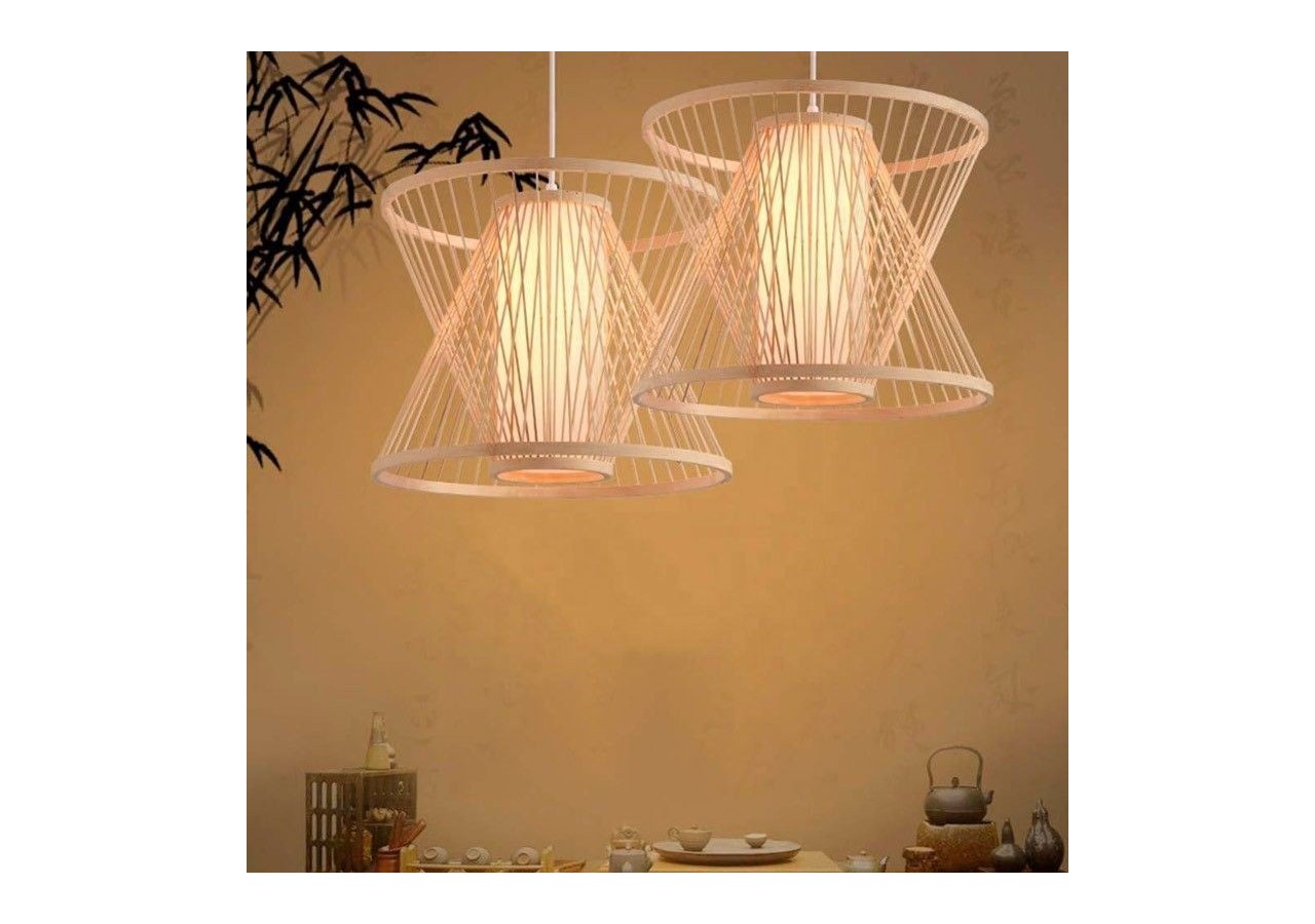 Suspension en bambou "Rise" - K177-B - Barcelona LED
