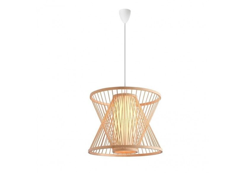 Suspension en bambou "Rise" - K177-B - Barcelona LED Suspension en bambou "Rise" - K177-B - Barcelona LED