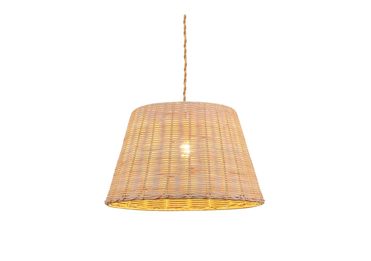 Suspension en osier "Hank" - K175-CU - Barcelona LED