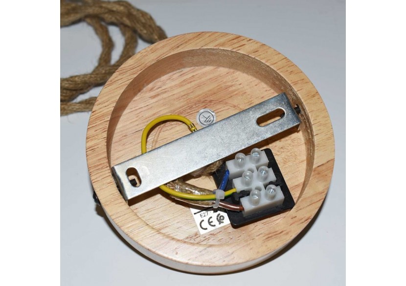 Suspension en osier "Hank" - K175-CU - Barcelona LED Suspension en osier "Hank" - K175-CU - Barcelona LED
