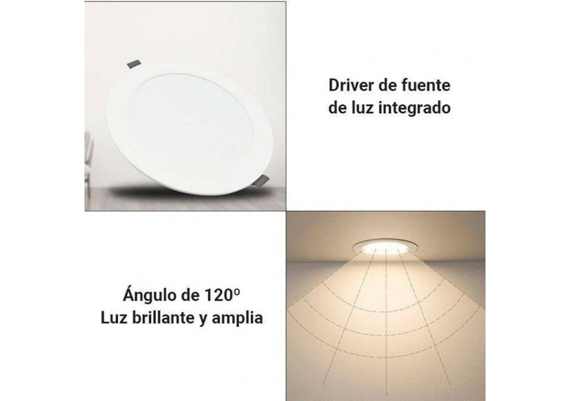 Spot LED encastrable 24W découpe diamètre 275mm - B1243-B-24W-BN - Barcelona LED