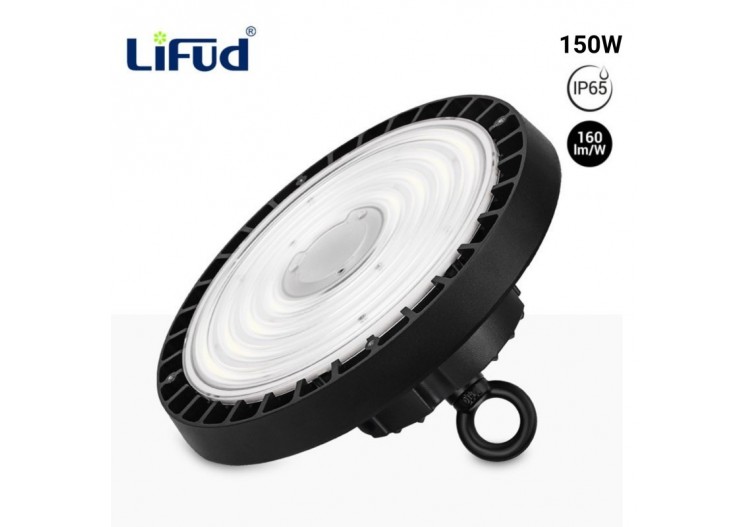 Suspension industrielle UFO 150W Driver LIFUD puce PHILIPS régulable 1-10V - B8138-150-4K - Barcelona LED