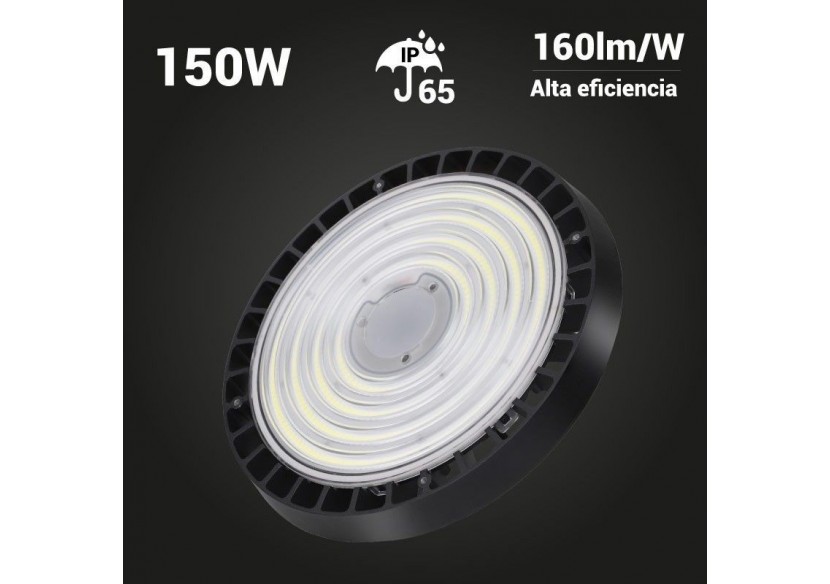 Suspension industrielle UFO 150W Driver LIFUD puce PHILIPS régulable 1-10V - B8138-150-4K - Barcelona LED