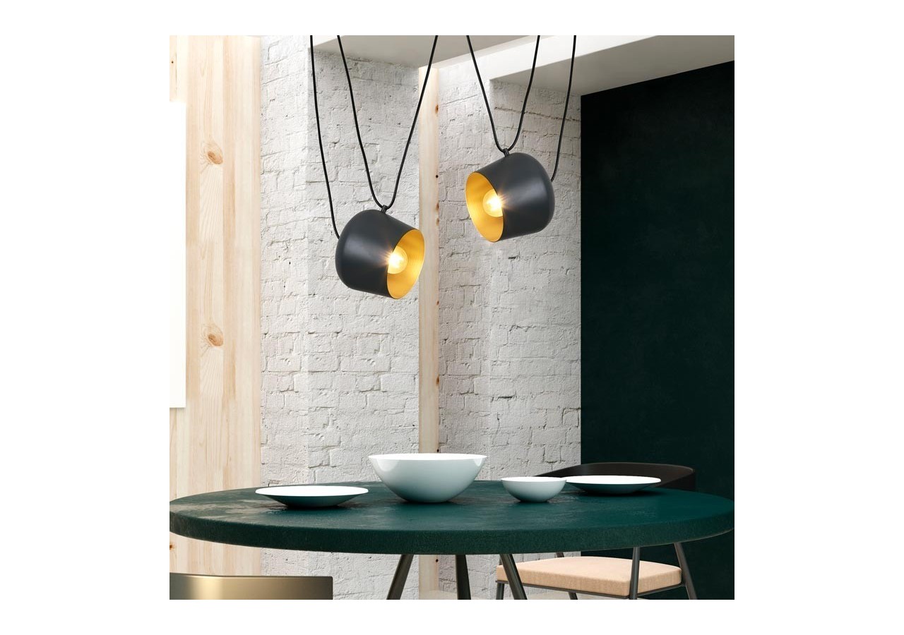 Suspension moderne "Agos" - LN6014-G - Barcelona LED