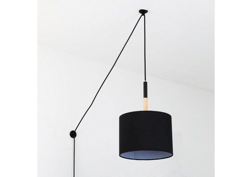 Lampe suspendue avec prise "Class" - LN1303-C-N - Barcelona LED