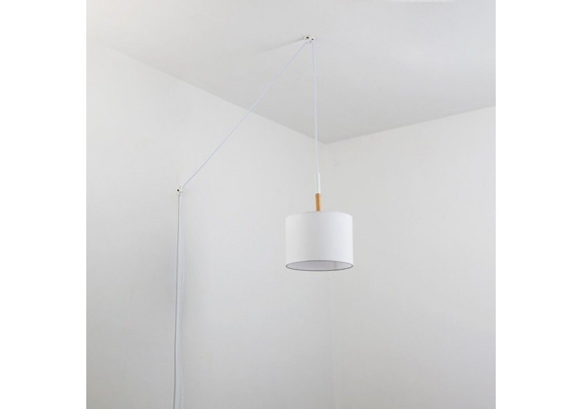 Lampe suspendue avec prise "Class" - LN1303-C-B - Barcelona LED