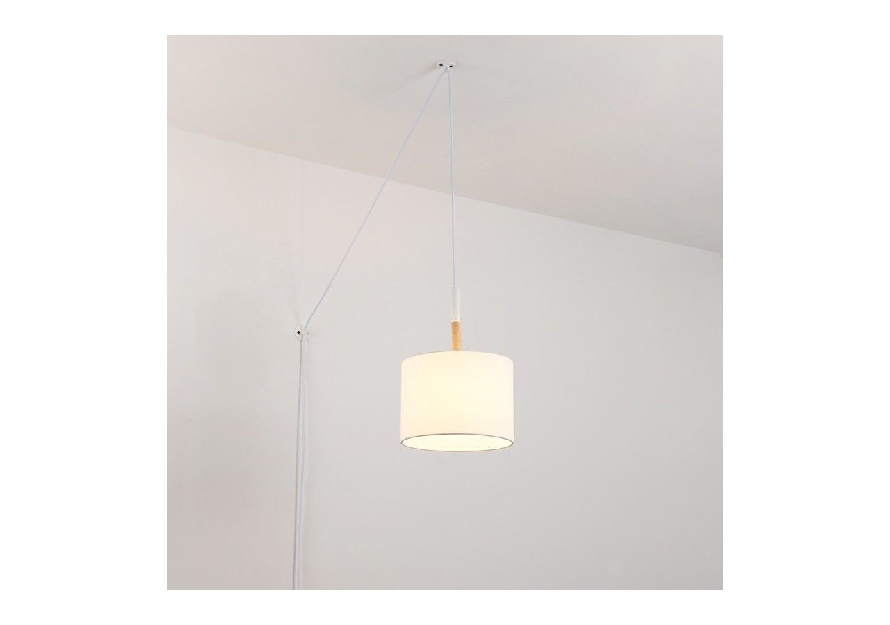 Lampe suspendue avec prise "Class" - LN1303-C-B - Barcelona LED