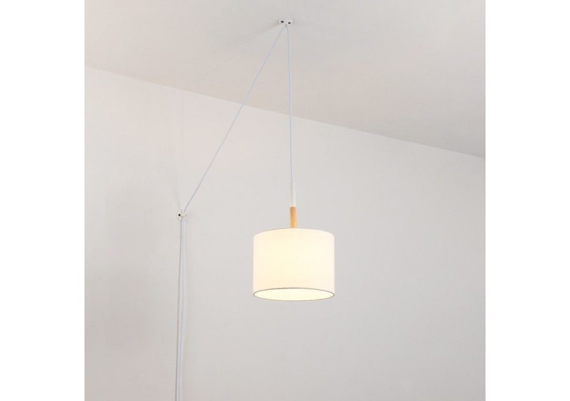 Lampe suspendue avec prise "Class" - LN1303-C-B - Barcelona LED