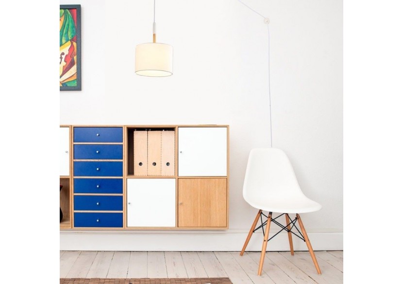 Lampe suspendue avec prise "Class" - LN1303-C-B - Barcelona LED