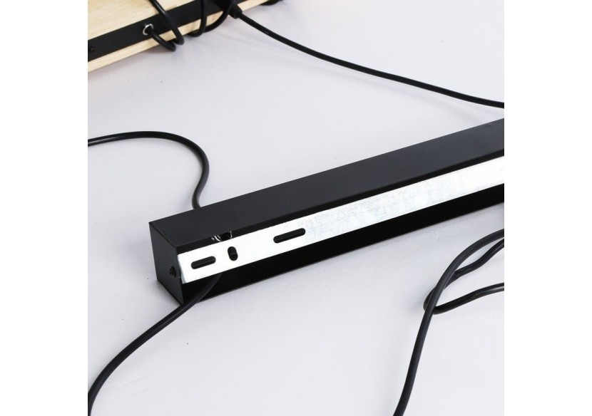 Suspension vintage en bois "Otto" - 4 x E27 - LM131-N - Barcelona LED