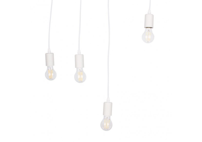 Suspension vintage en bois "Otto" - 4 x E27 - LM131-B - Barcelona LED