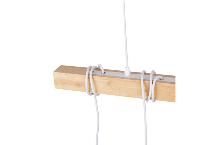 Suspension vintage en bois "Otto" - 4 x E27 - LM131-B - Barcelona LED