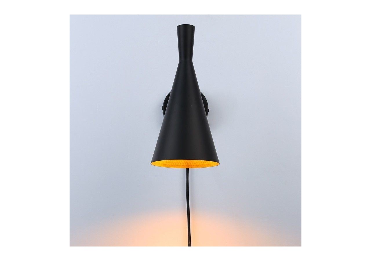 Applique murale scandinave orientable avec interrupteur et prise - L3033-N-EU - Barcelona LED