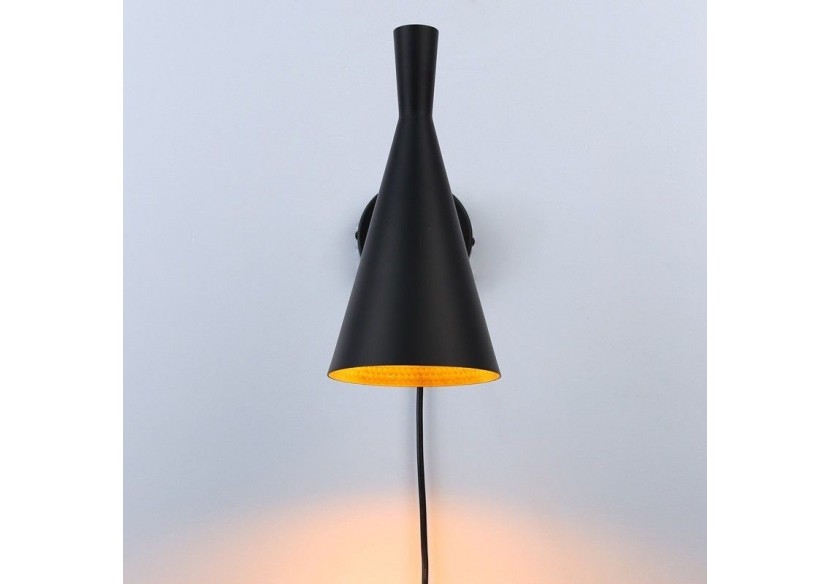 Applique murale scandinave orientable avec interrupteur et prise - L3033-N-EU - Barcelona LED