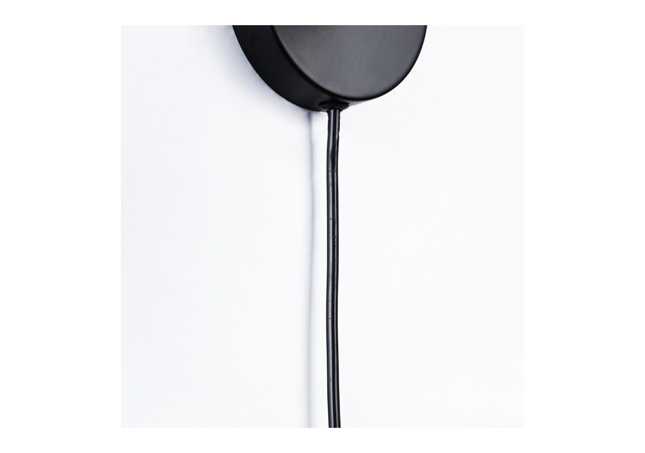 Applique murale scandinave orientable avec interrupteur et prise - L3033-N-EU - Barcelona LED