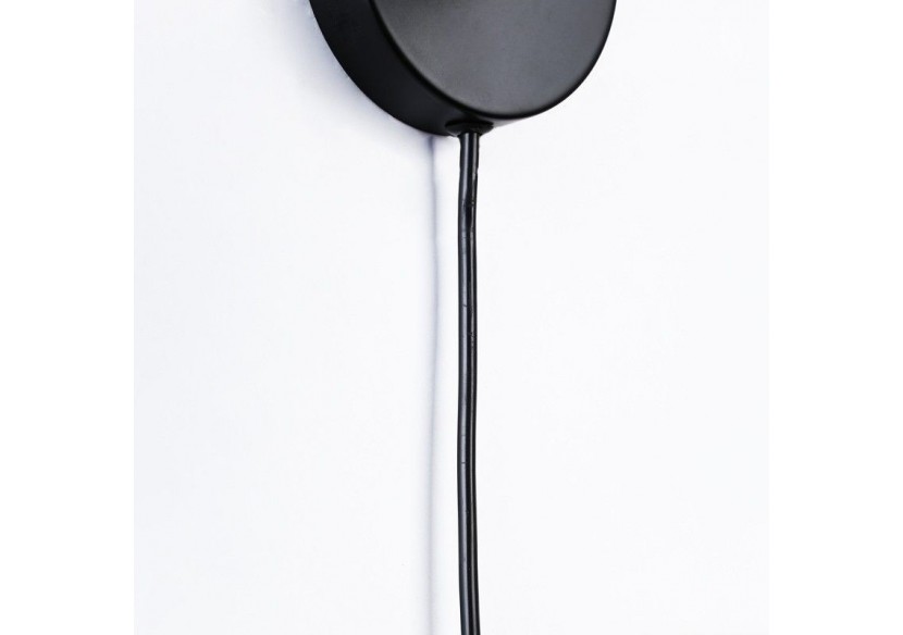 Applique murale scandinave orientable avec interrupteur et prise - L3033-N-EU - Barcelona LED