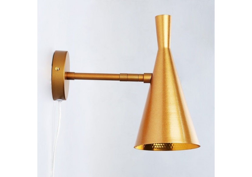 Applique murale scandinave orientable avec interrupteur et prise - L3033-DO-EU - Barcelona LED